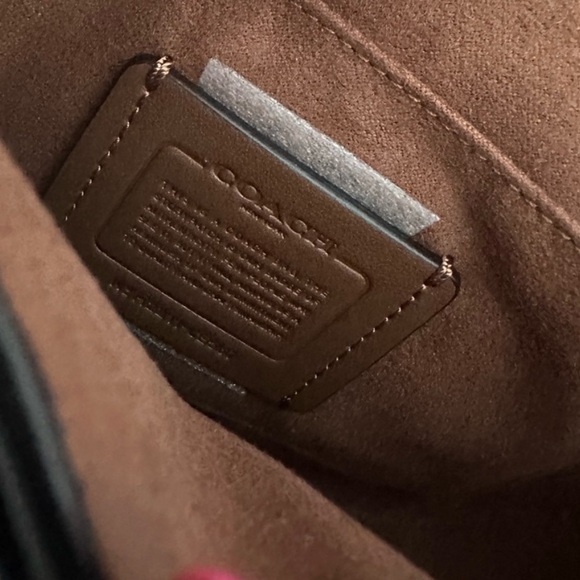 Coach CE567 Morgan Saddle Bag In Colorblock Brown & Black Gold Rivets - NWOT - Picture 11 of 14